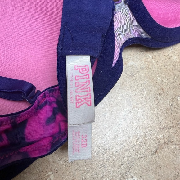 Victoria's Secret Pink and Purple Bra - Picture 3 of 6